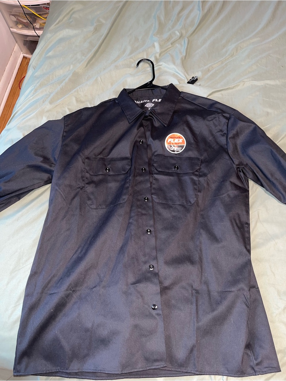 Dickies FLEX Men's Black Work Shirt Jacket